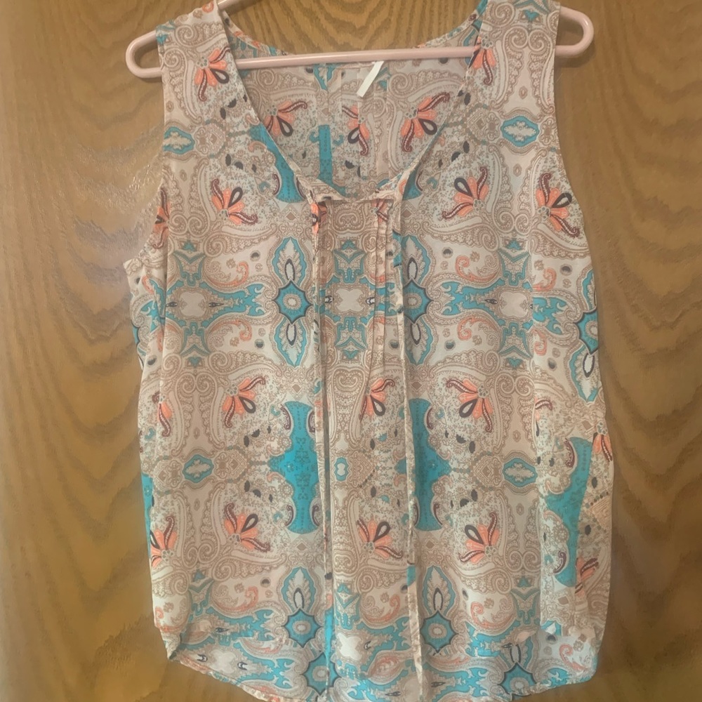 Blu Pepper Tank Top Blouse